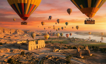 Sunrise Hot Air Balloon Ride Over Luxor