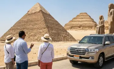 Private Giza Pyramids Saqqara and Memphis Tour in Cairo